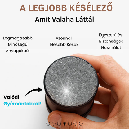 Gyémánt Tárcsás Késélező PRO Modell - Morvix